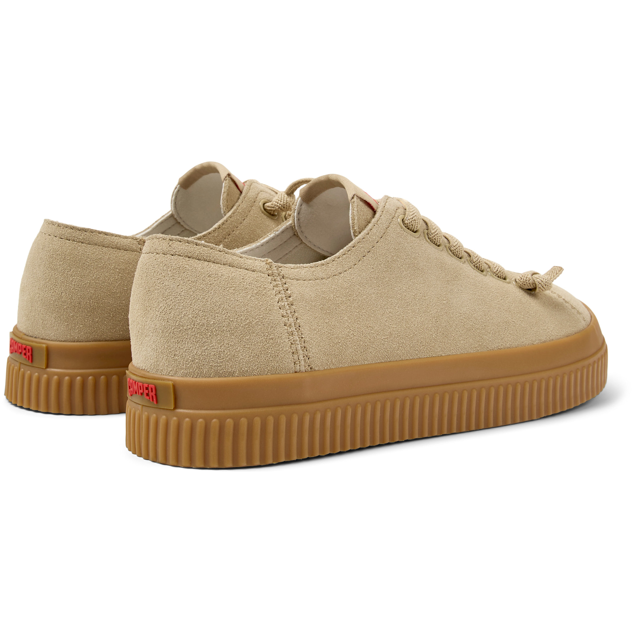 Zapatillas - CAMPER Peu Roda - Beige - Piel de ante