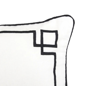 Coussin The palm resort 40x40cm blanc