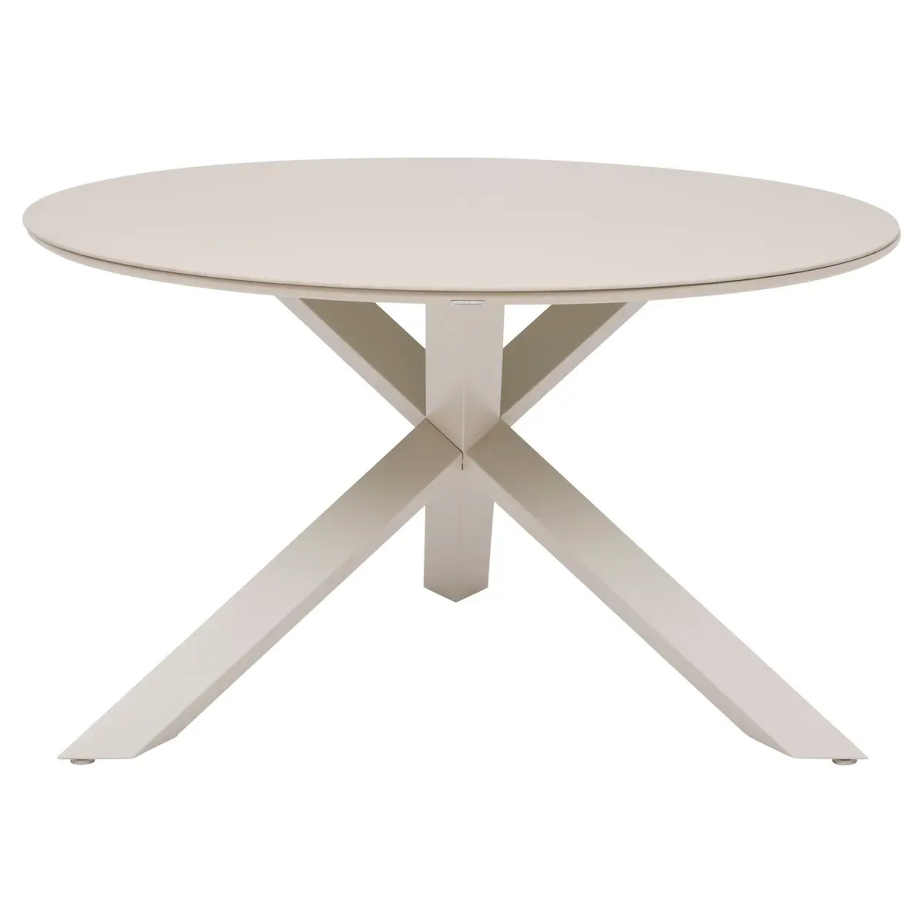 Table de jardin 6 places Oryon D130cm argile