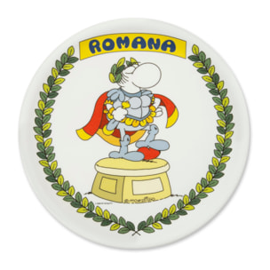 Set de 6 Assiettes à Pizza Excelsa – Mordillo, Porcelaine Multicolore