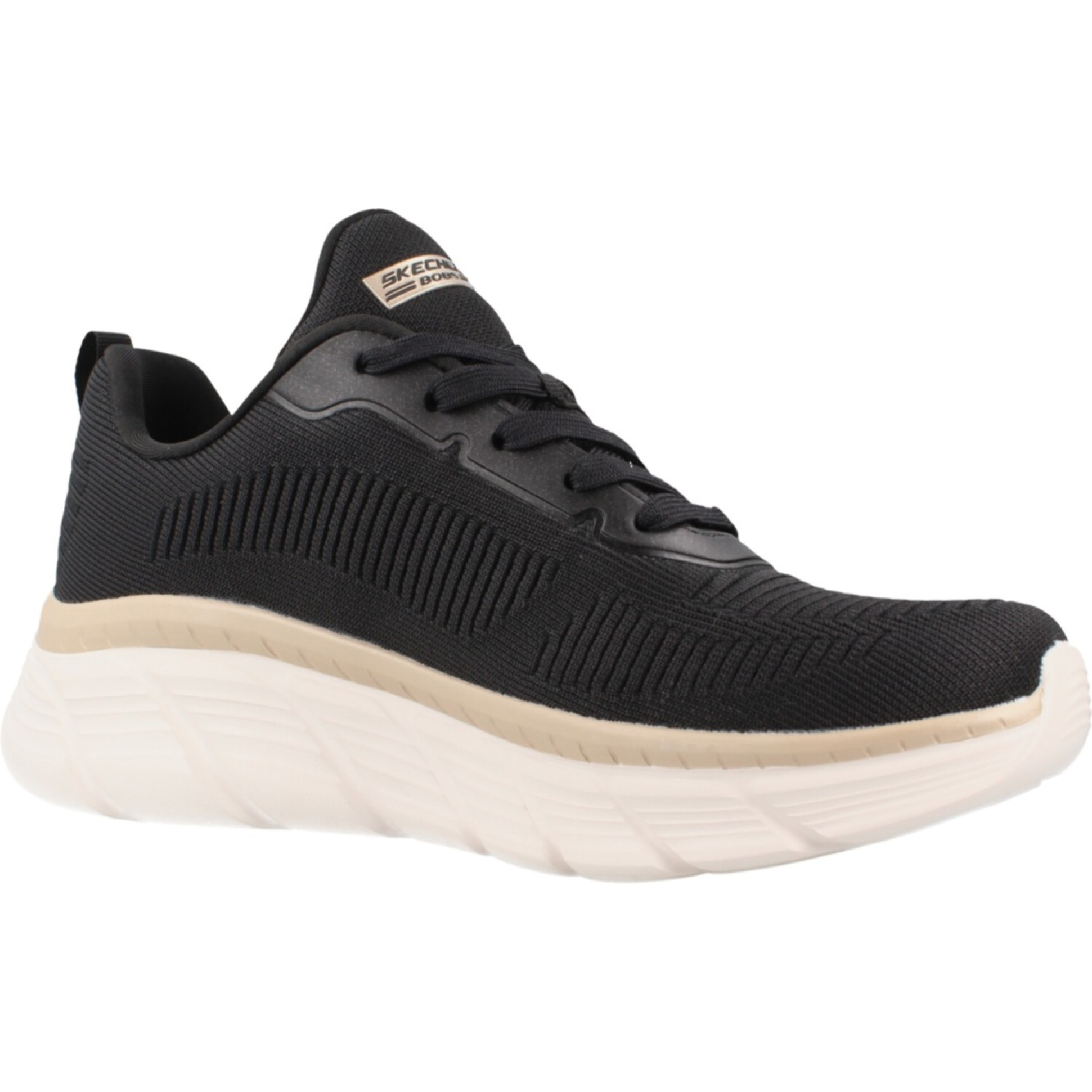 Sneakers De  Mujer Bobs B Flex Hi Flying Hi Negro