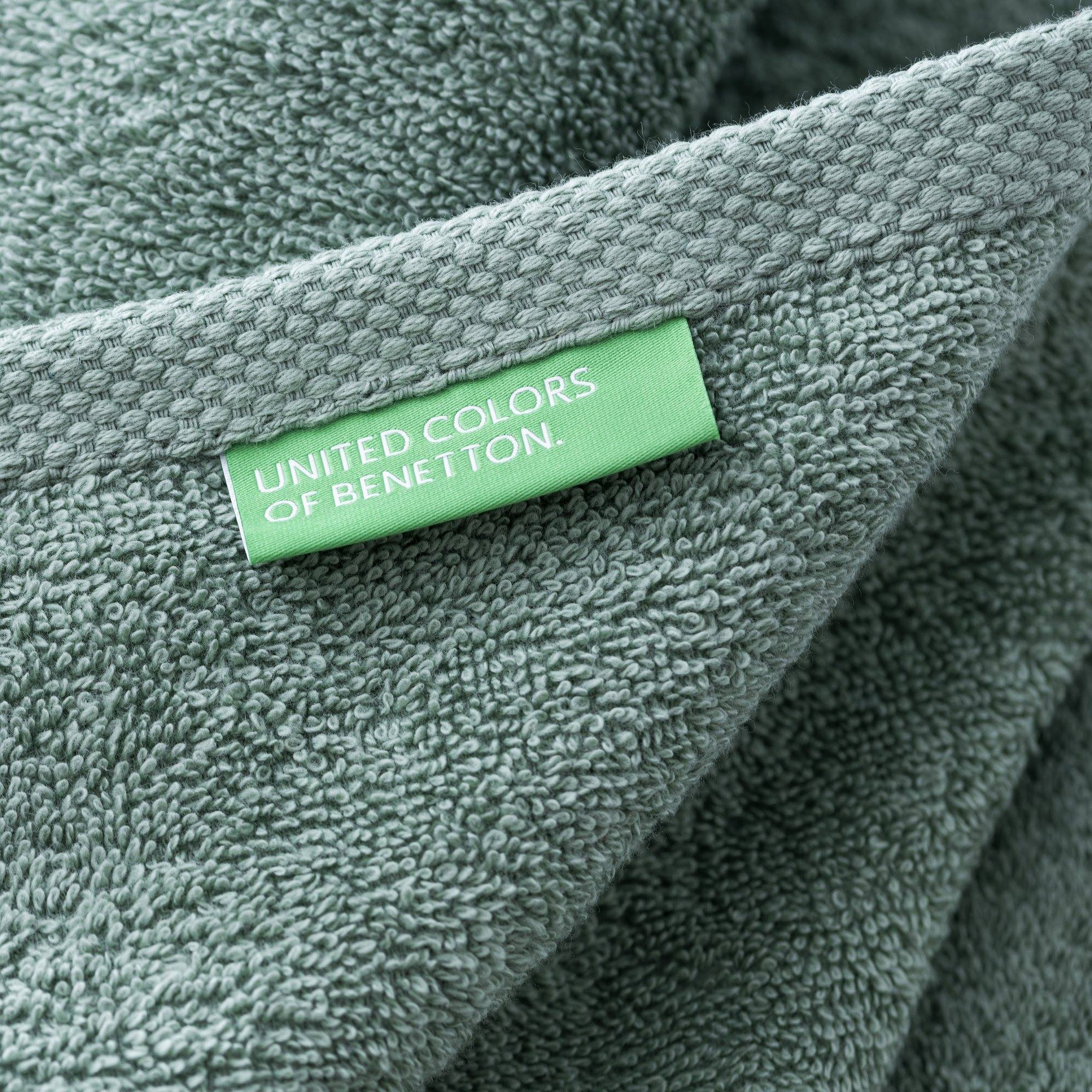 Toalla de baño 70x140cm 100% algodón 450gsm en color verde - suave, absorbente y secado rápido