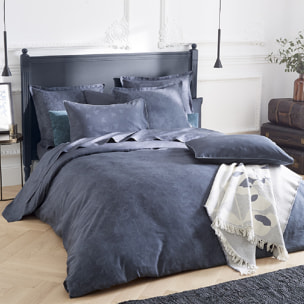 Housse de couette Marronniers bleu