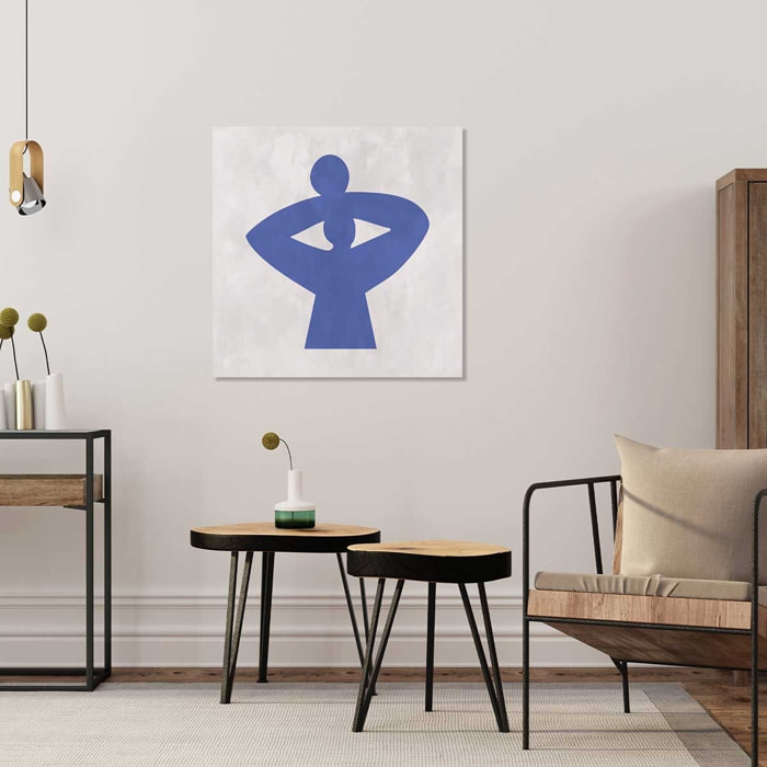 Tableau courbe bleue grecque Tableau plexiglas