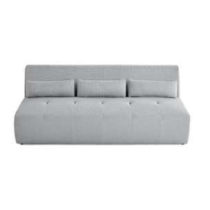 Onyx - canapé droit 3 places - en tissu mailles 3D - Gris clair