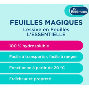 Lessive DR BECKMANN Feuilles Magiques - L'Essentielle x25 lavages