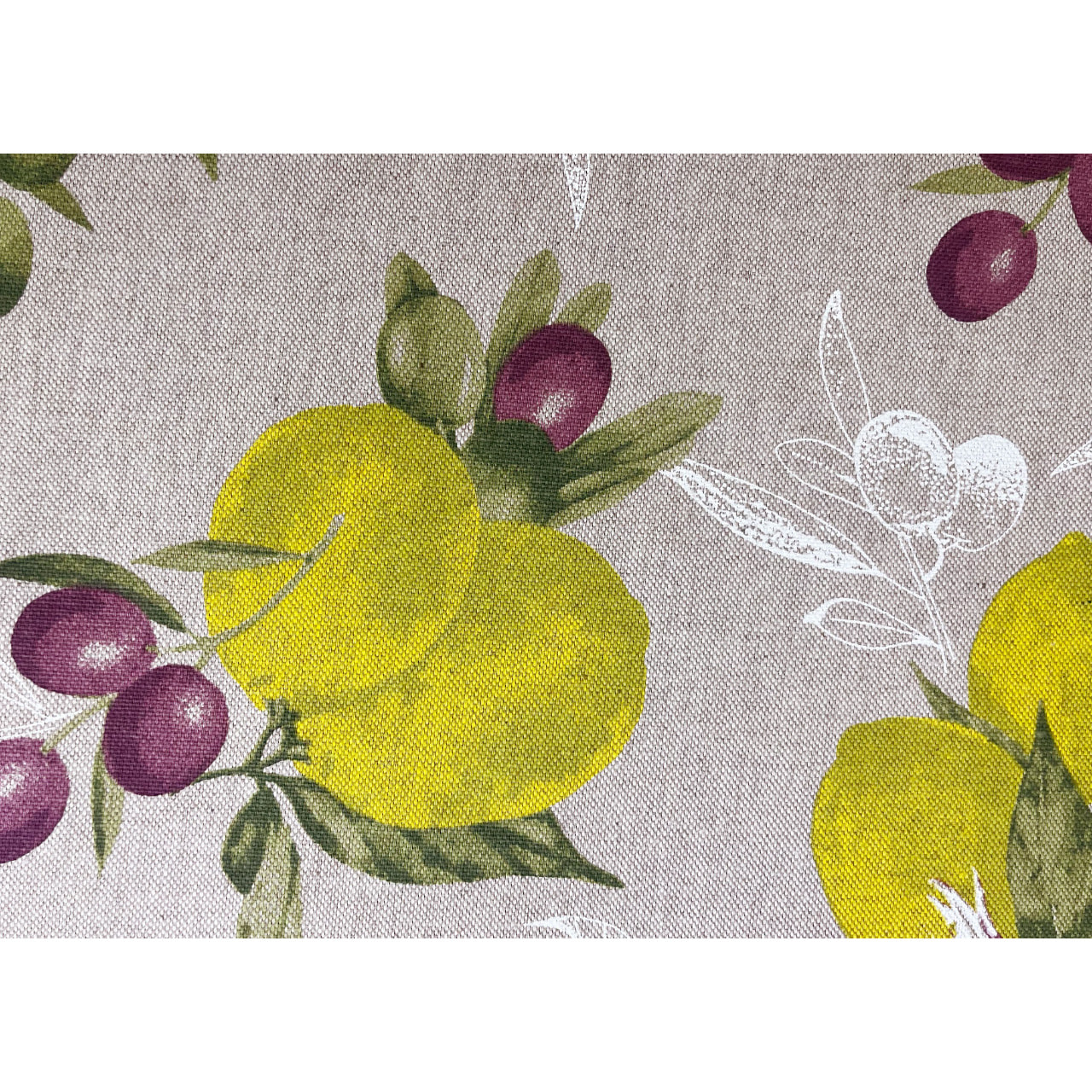 Tovaglia Cucina In Misto Cotone Made In Italy Disegno Capri 140x240