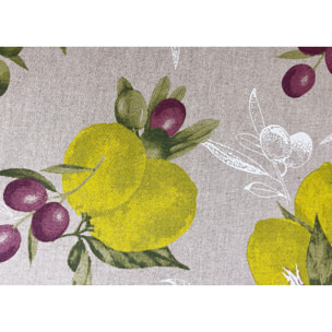 Tovaglia Cucina In Misto Cotone Made In Italy Disegno Capri 140x240