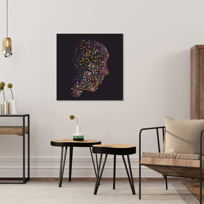 Tableau abstrait sensa Toile imprimée