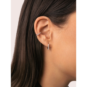 Pendiente Suelto Ear Cuff Nina Plata