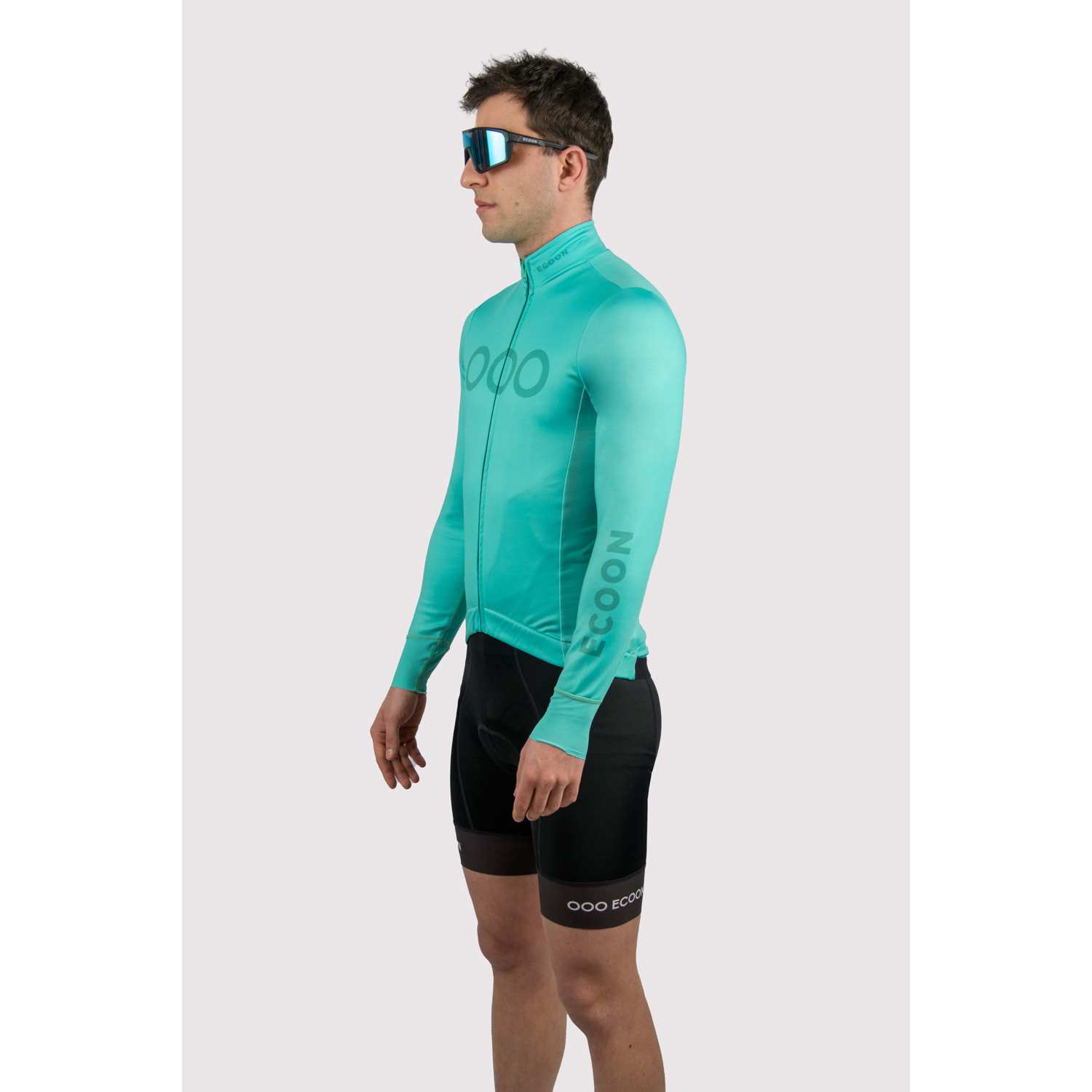 Maillot de manga larga ECOON modelo Mont Ventoux en color Turquesa