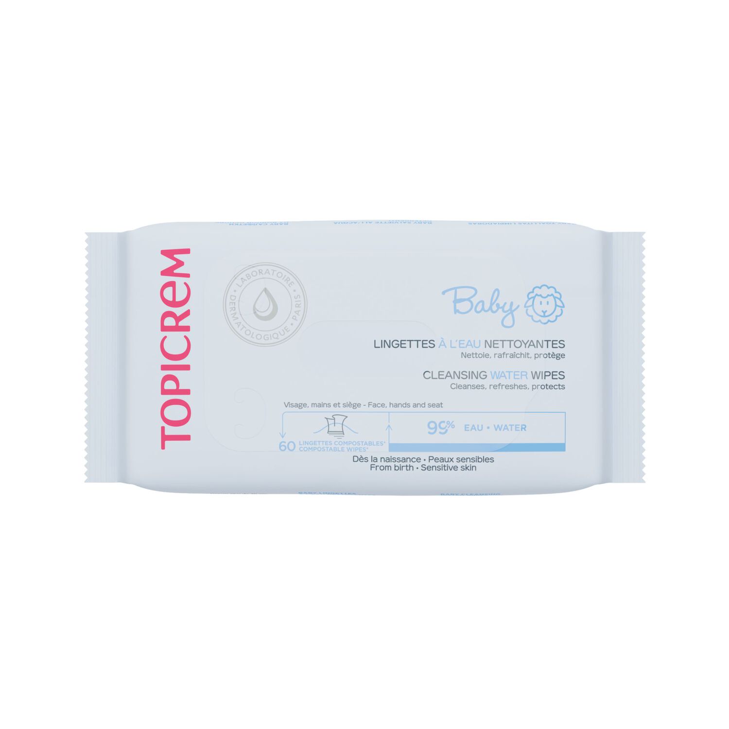 Baby - Lingettes à l'Eau Nettoyantes