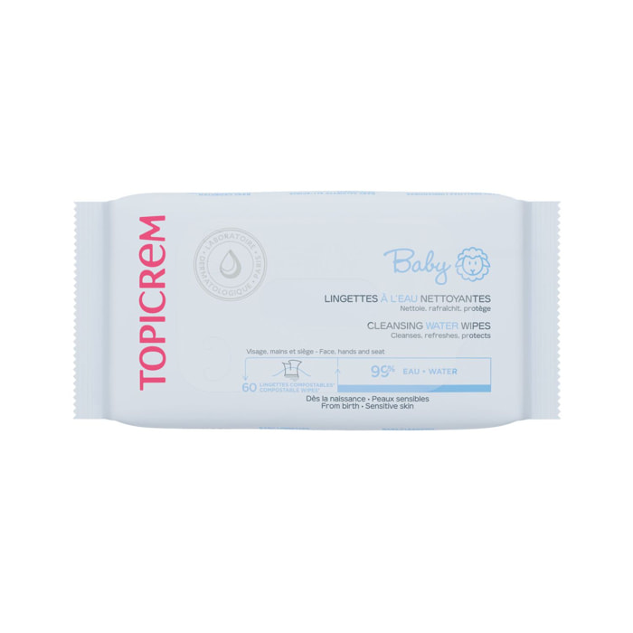 Baby - Lingettes à l'Eau Nettoyantes