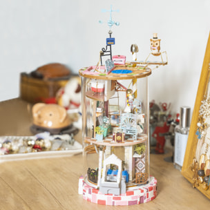 Bloomy House Modello 3D realistico con grande dettaglio e luci a led, 193 pezzi.