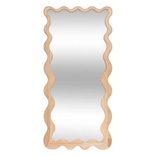 Miroir mural Brooke beige 100x48cm