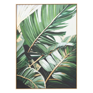 Toile peinte encadrée "Tahina" 100x140cm