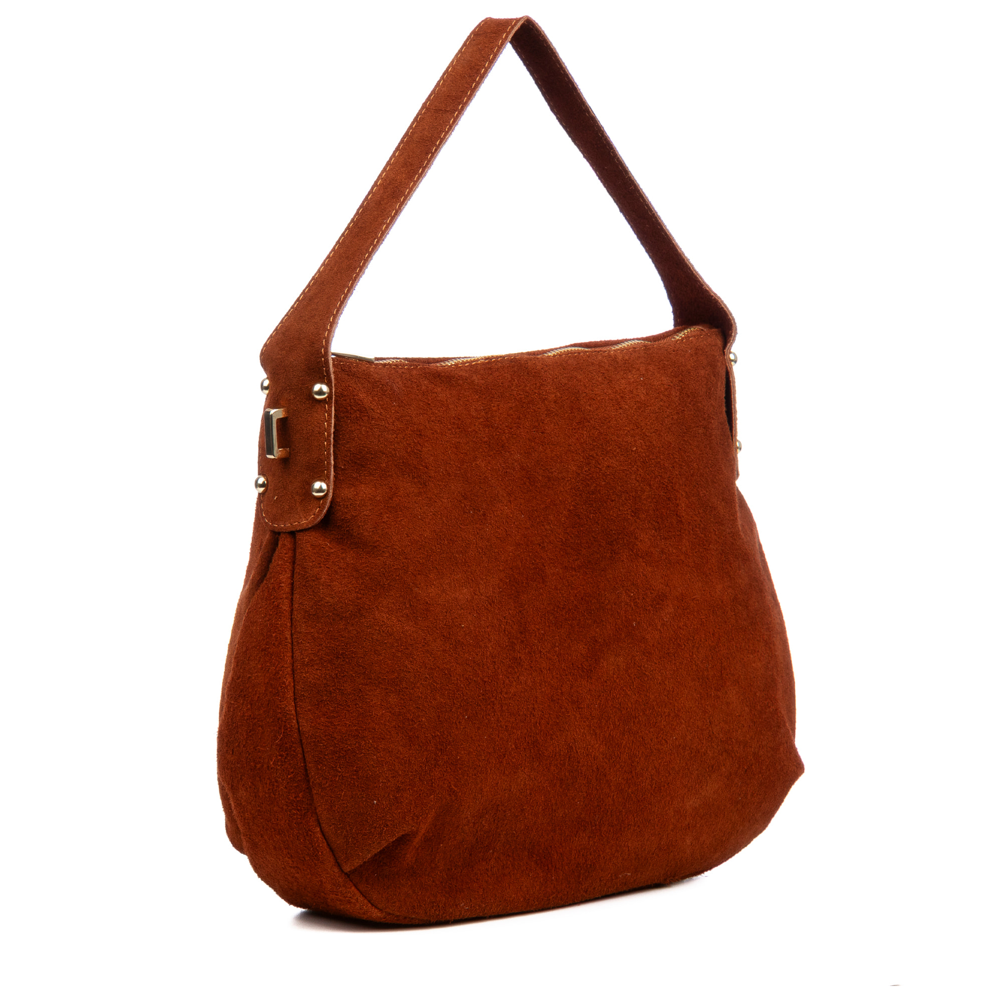 Acerenza Borsa a spalla Donna. Vera Pelle Suede