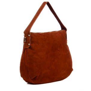 Acerenza Borsa a spalla Donna. Vera Pelle Suede
