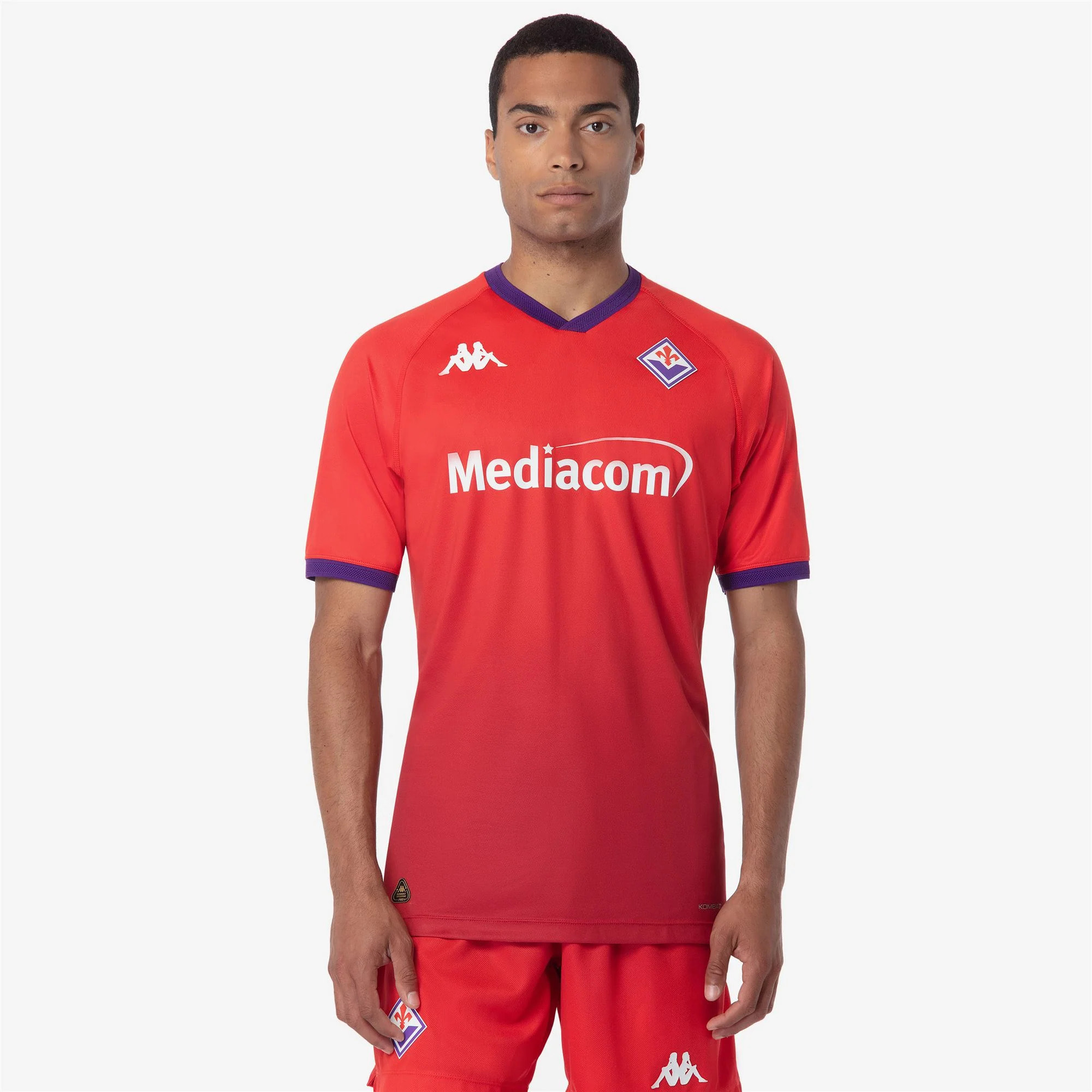 Kappa - Maglie gioco Uomo Rosso - Kombat Pro 2025 Fiorentina