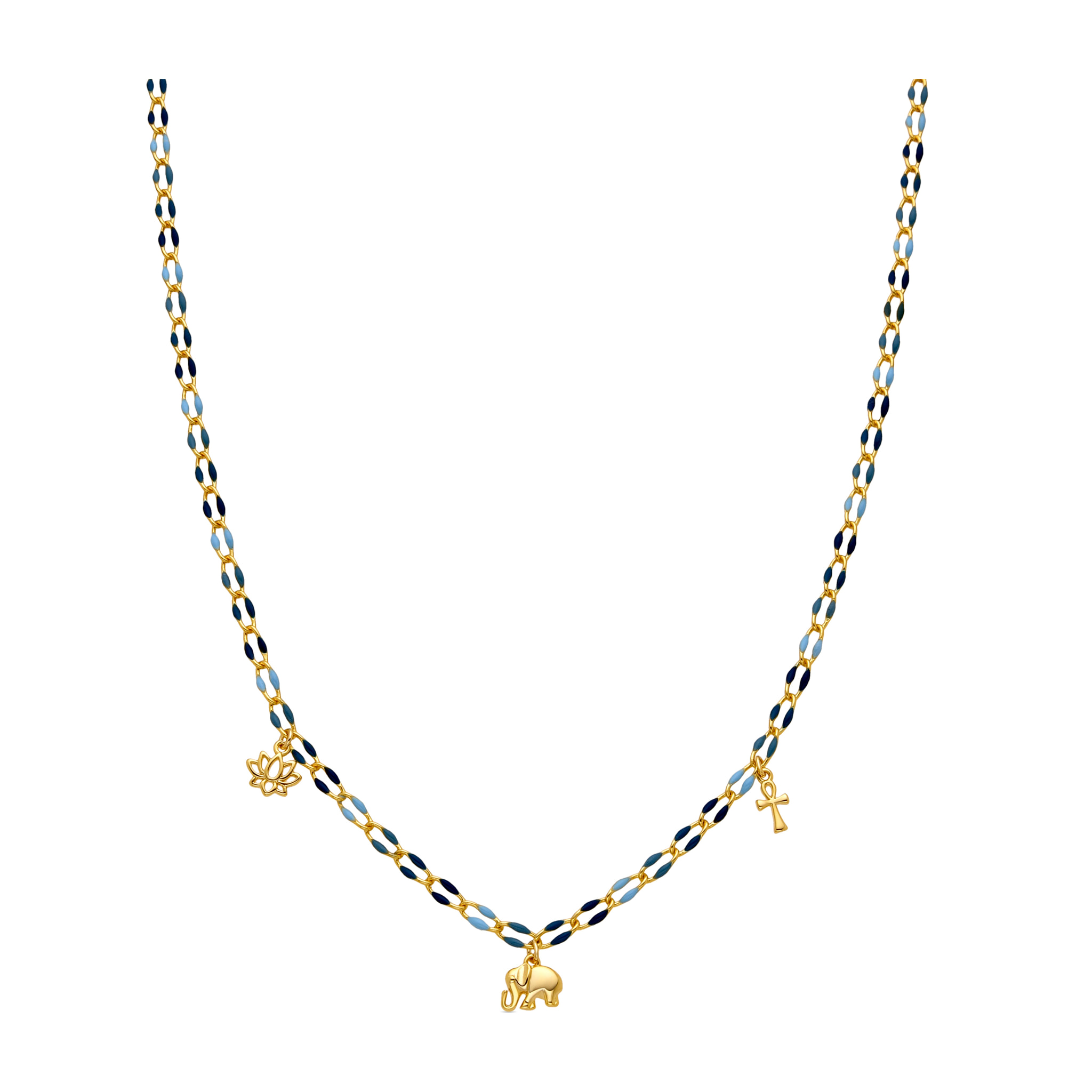Collar Shione acabado oro amarillo 18k