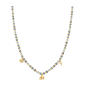 Collar Shione acabado oro amarillo 18k