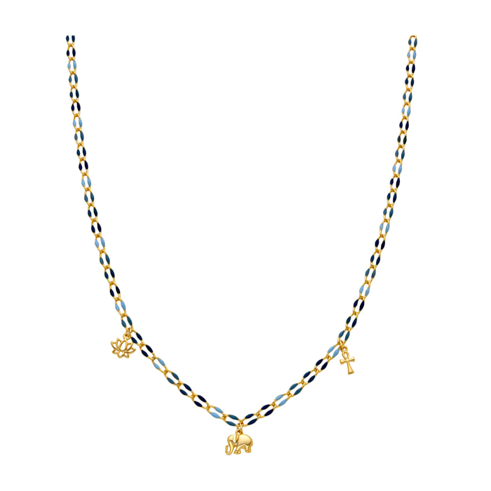 Collar Shione acabado oro amarillo 18k