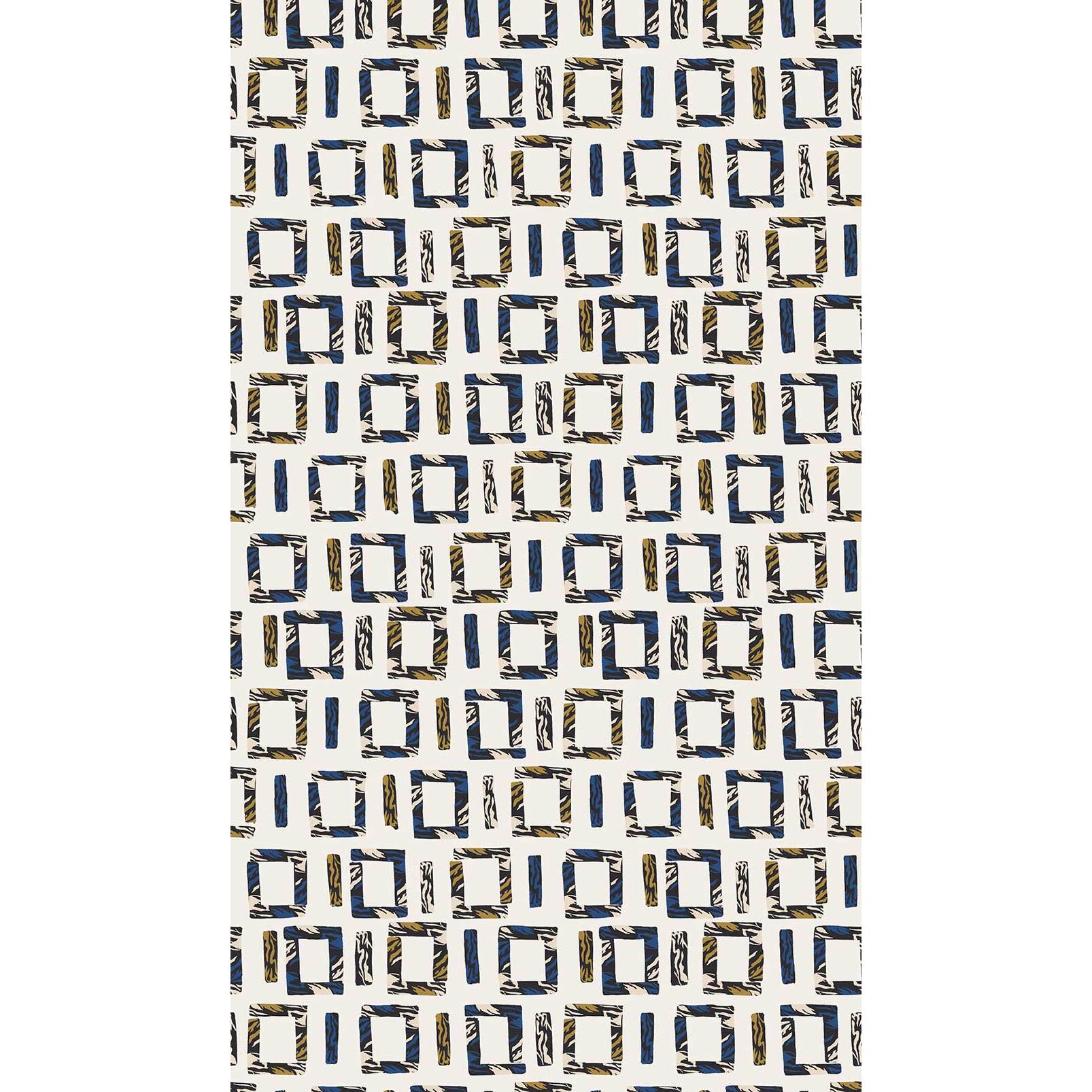 Papier peint carré tribal Intissé