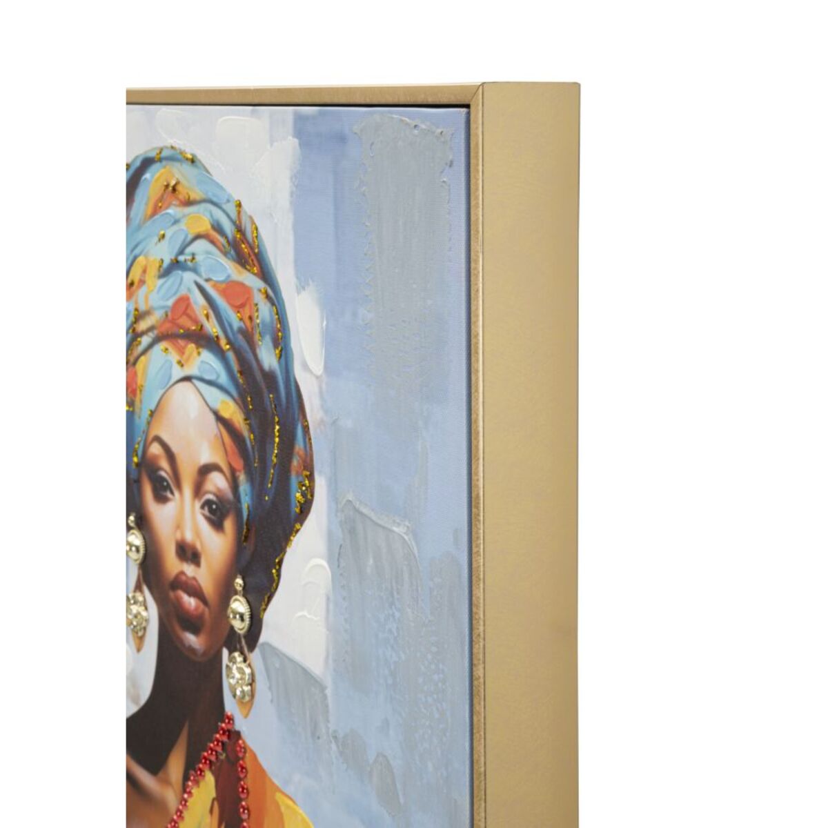 DIPINTO SU TELA C/CORNICE DAPHNE -B- CM 52X4,5X152