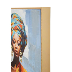 DIPINTO SU TELA C/CORNICE DAPHNE -B- CM 52X4,5X152