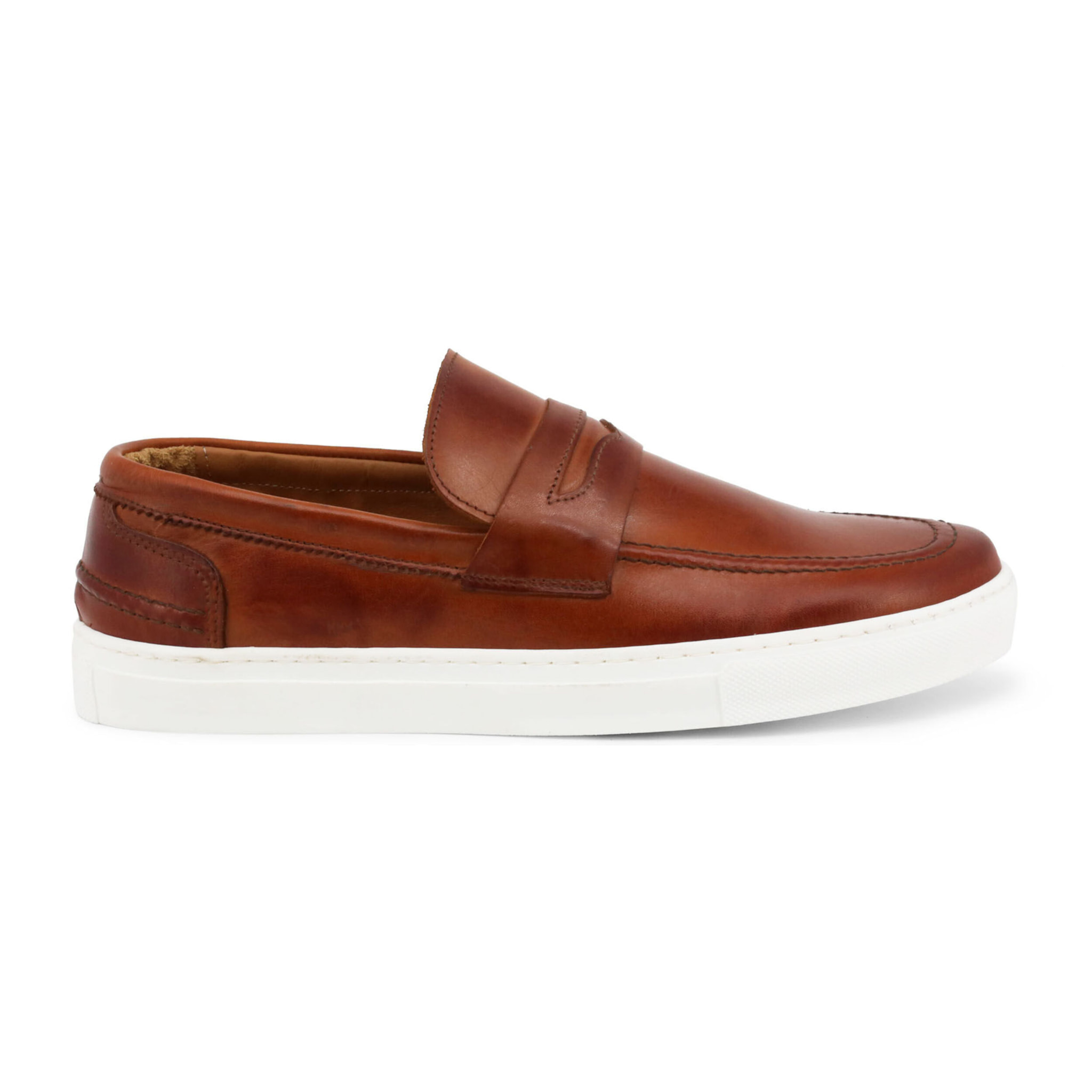 Zapatos Slip On para Hombre - Duca di Morrone Enea Leather Brown