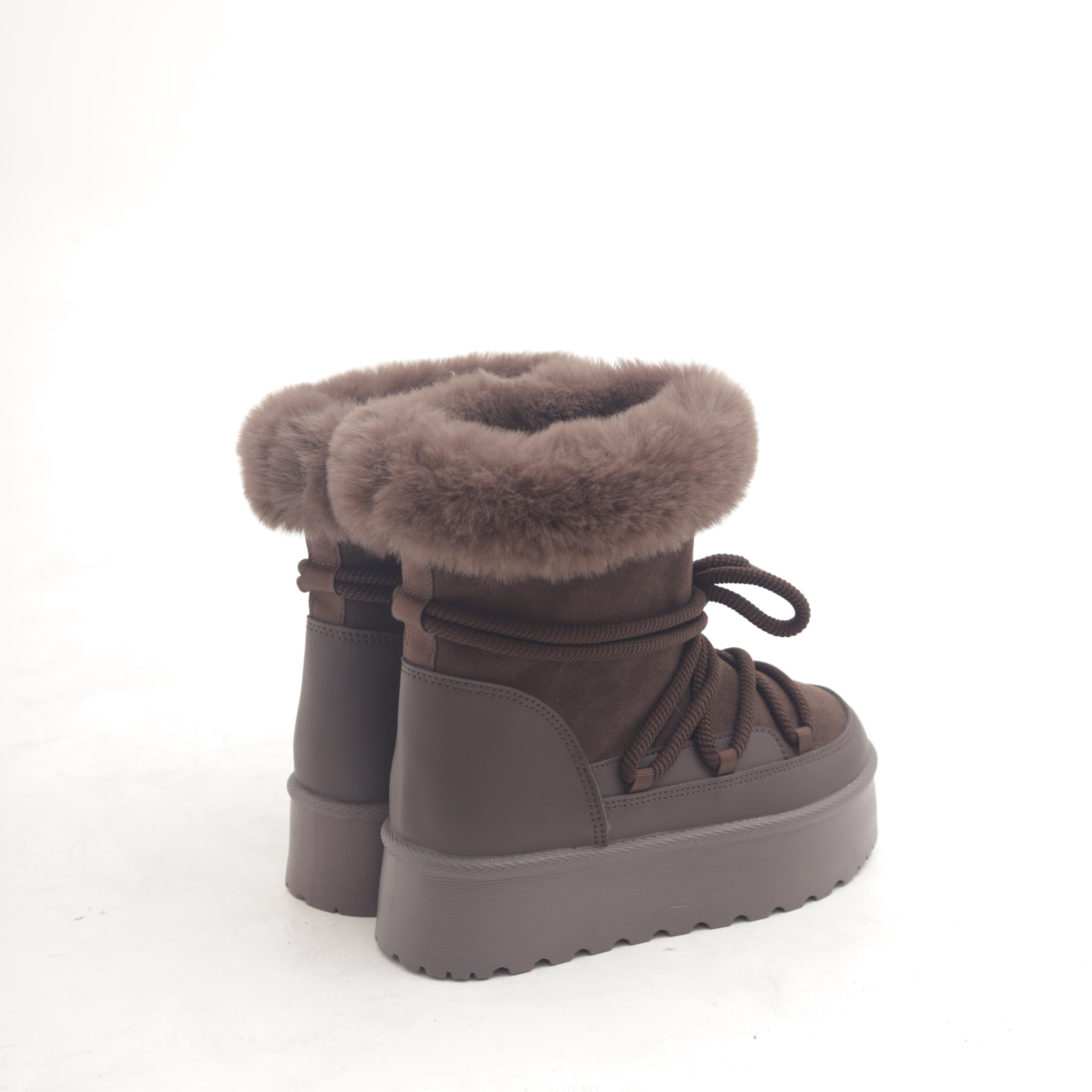 STIVALETTO MAMMUT LACCI TESTA DI MORO