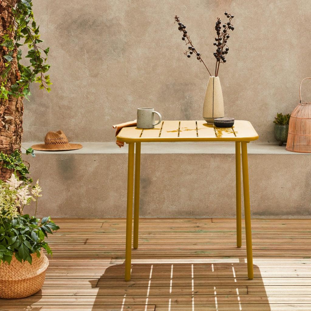 Table de jardin métal 2 places AMÉLIA