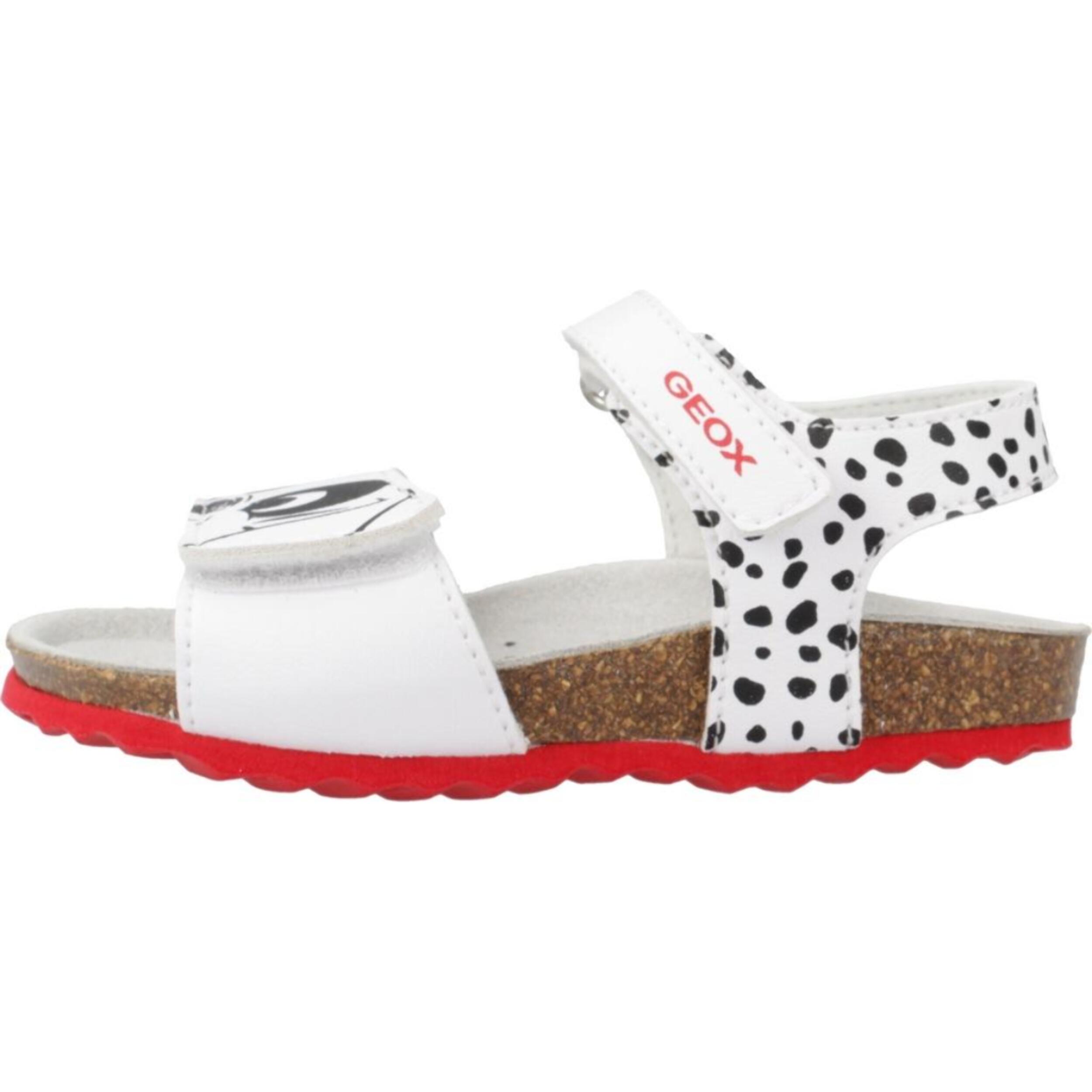 Sandalias Niño de la marca GEOX  modelo B SANDAL CHALKI GIRL BLANCO