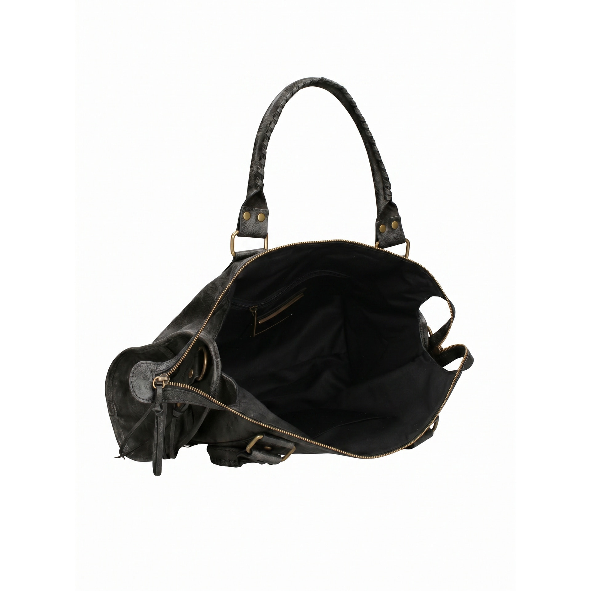 Borsa a spalla da donna - Modello Clara - Vera pelle - 41.0 x 28.0 x 13.0 cm