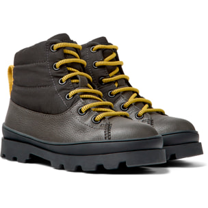Stivaletti - CAMPER Brutus - Grigio - Tessuto tecnico / Pelle liscia