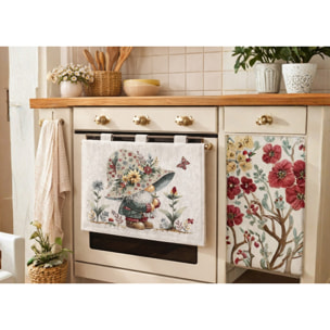 Copriforno Cucina Universale Cinigliato Copertura ProtezioneDecoarzione Forno Disegno Elfo Primavera