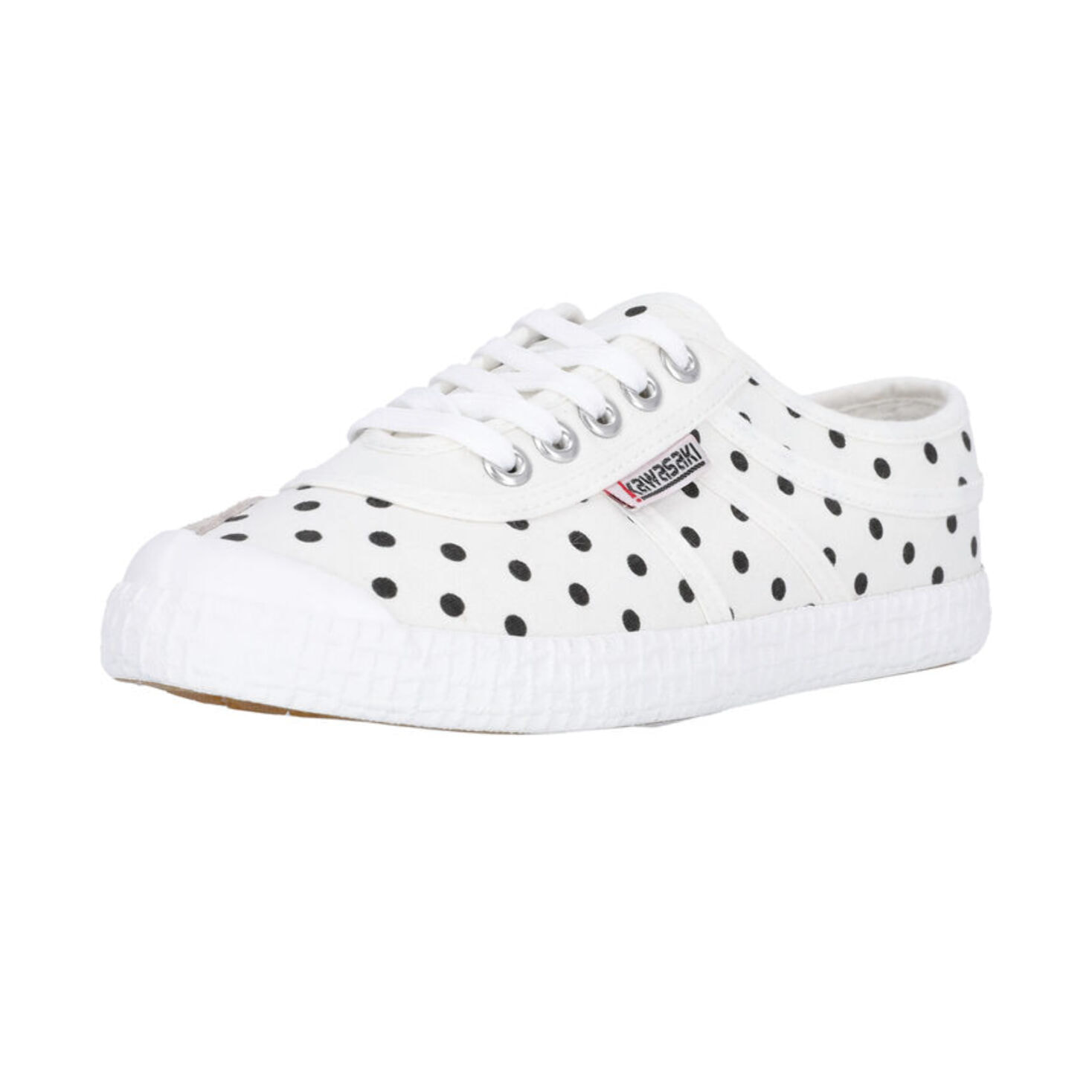 Zapatillas Sneaker Unisex - KAWASAKI Polka Canvas Shoe  1024 Marshmallow