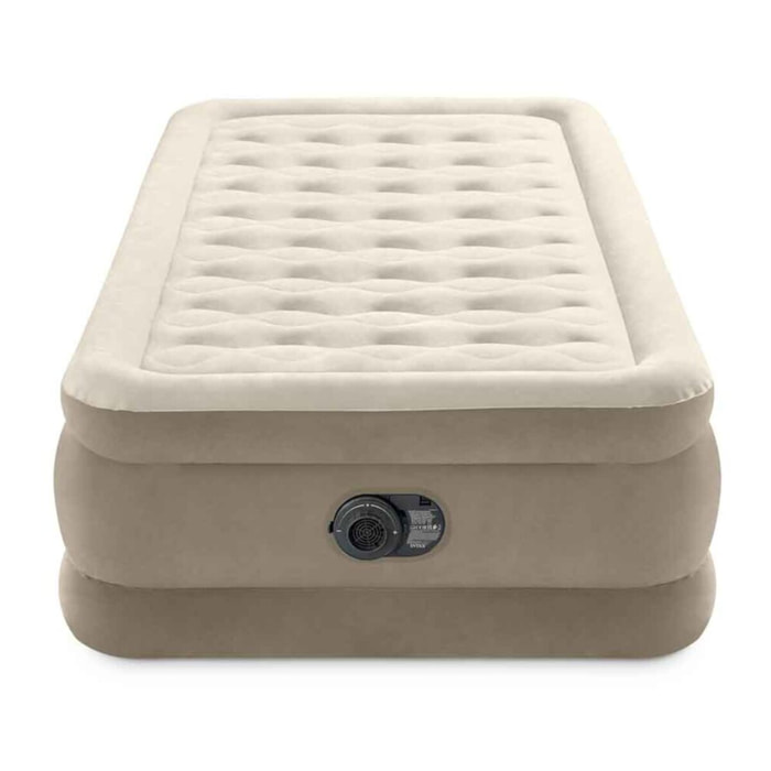 Colchón individual Intex Dura-Beam Ultra Plush, con bomba eléctrica incorporada, 99x191x46 cm