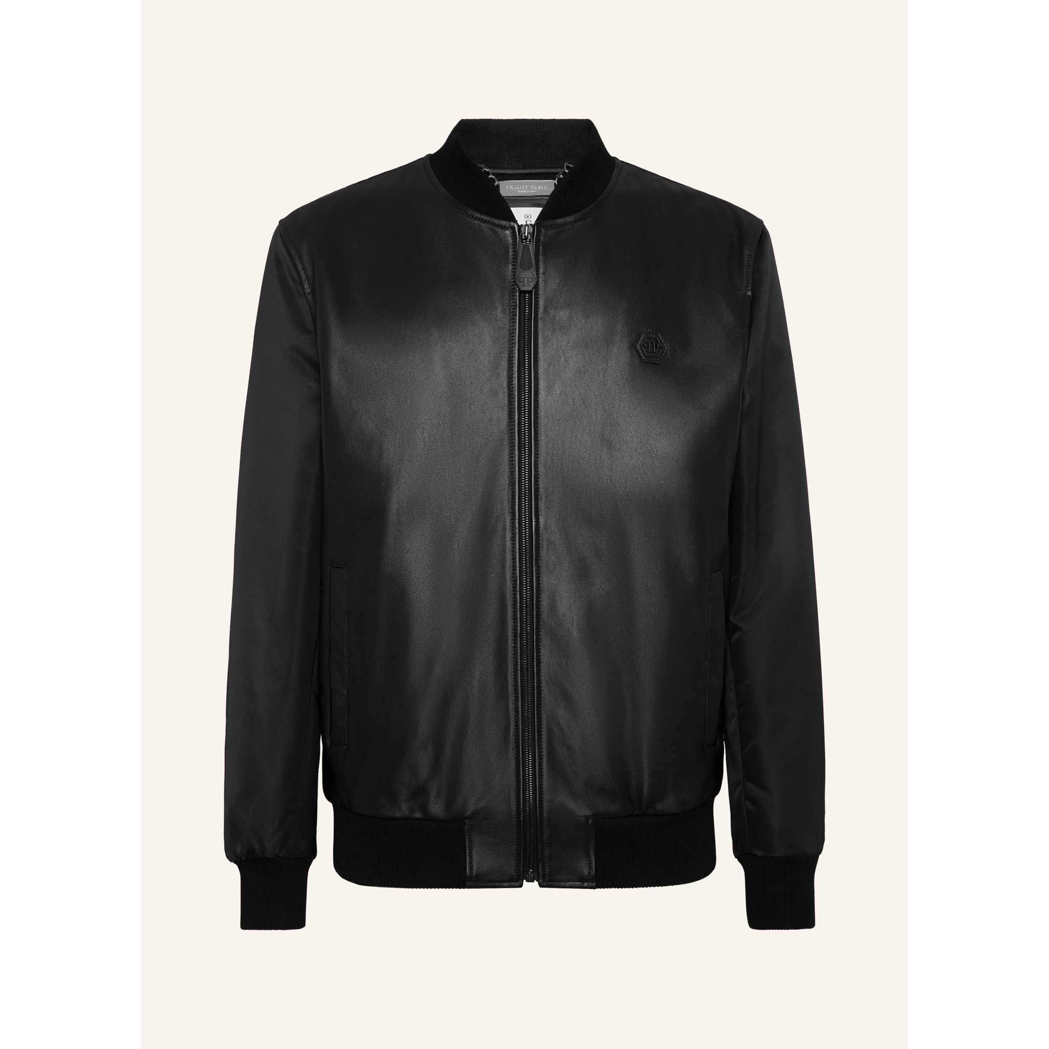 PHILIPP PLEIN Bomber de cuero