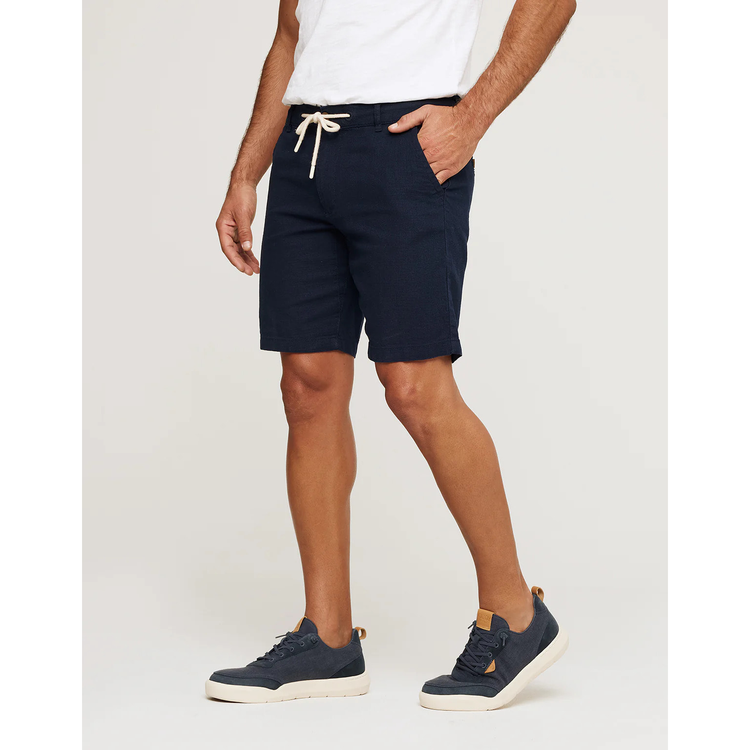 Bermuda Algodón Azul Marino - Nafio