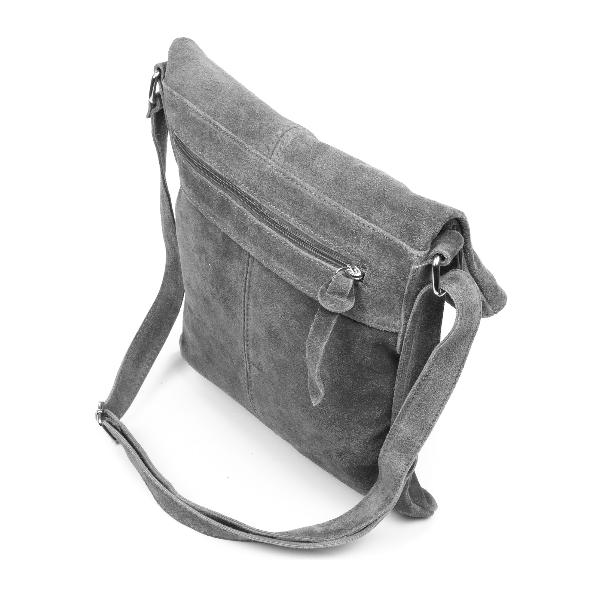 Airuno Borsa a tracolla Donna.Pelle autentica Suede