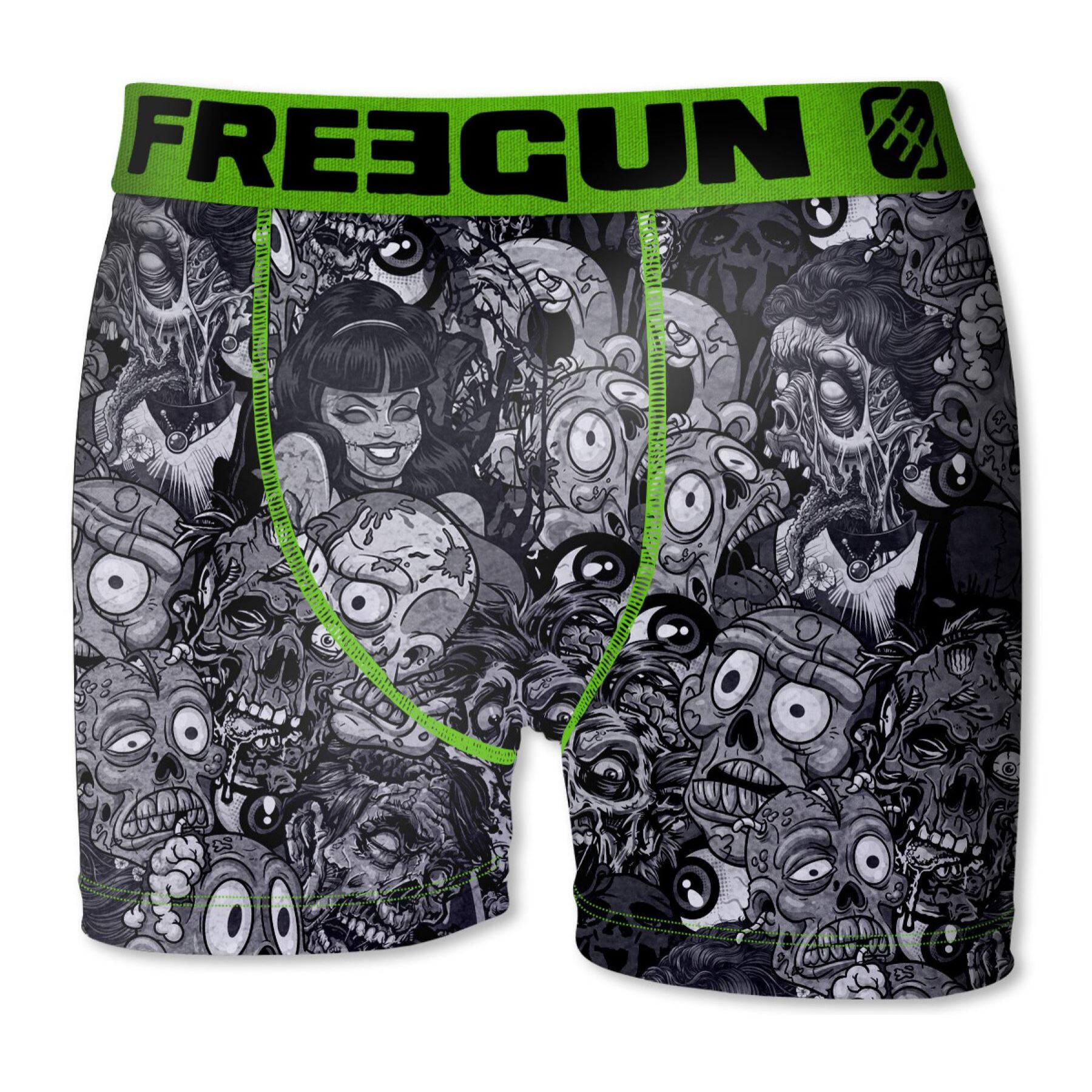 Calzoncillo boxer freegun color gris para niño