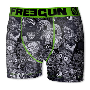 Calzoncillo boxer freegun color gris para niño