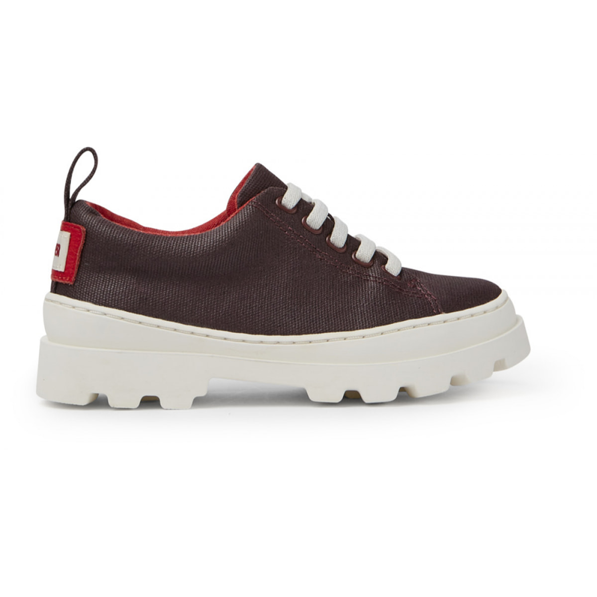 CAMPER Sapo Garnet/Brutus Houston - Sneakers Zapatillas Burdeos Infantil Unisex