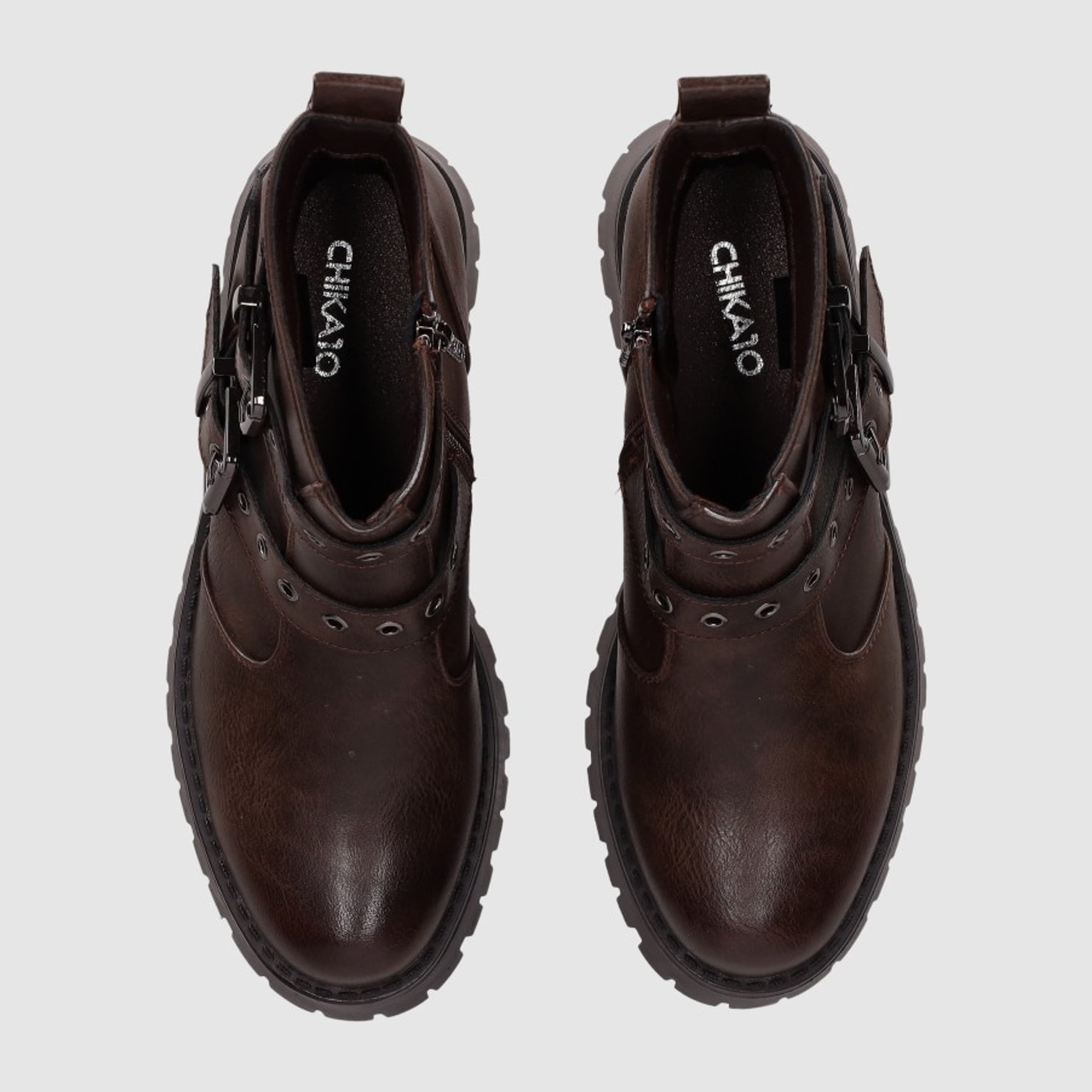 Botines - Marron - Tacón: 5 cm