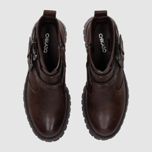 Botines - Marron - Tacón: 5 cm