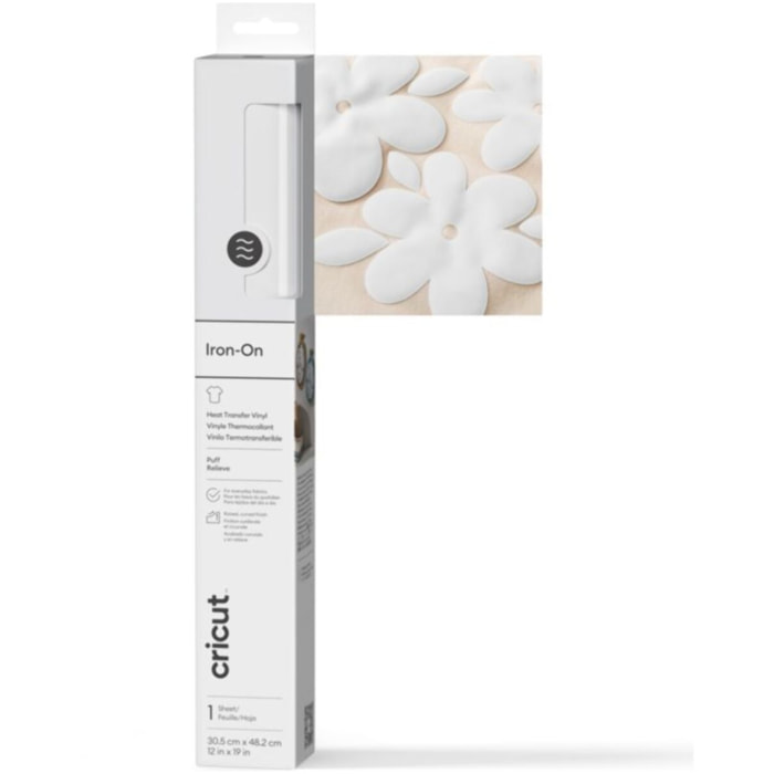 Accessoire CRICUT Puff Iron On White