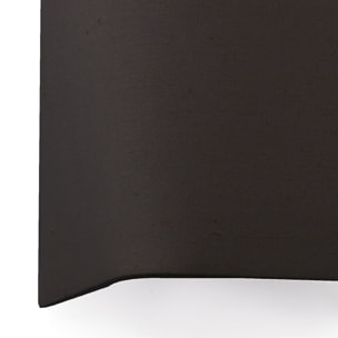 COTTON SQ 200 Lampada da parete nero quadrato 1L