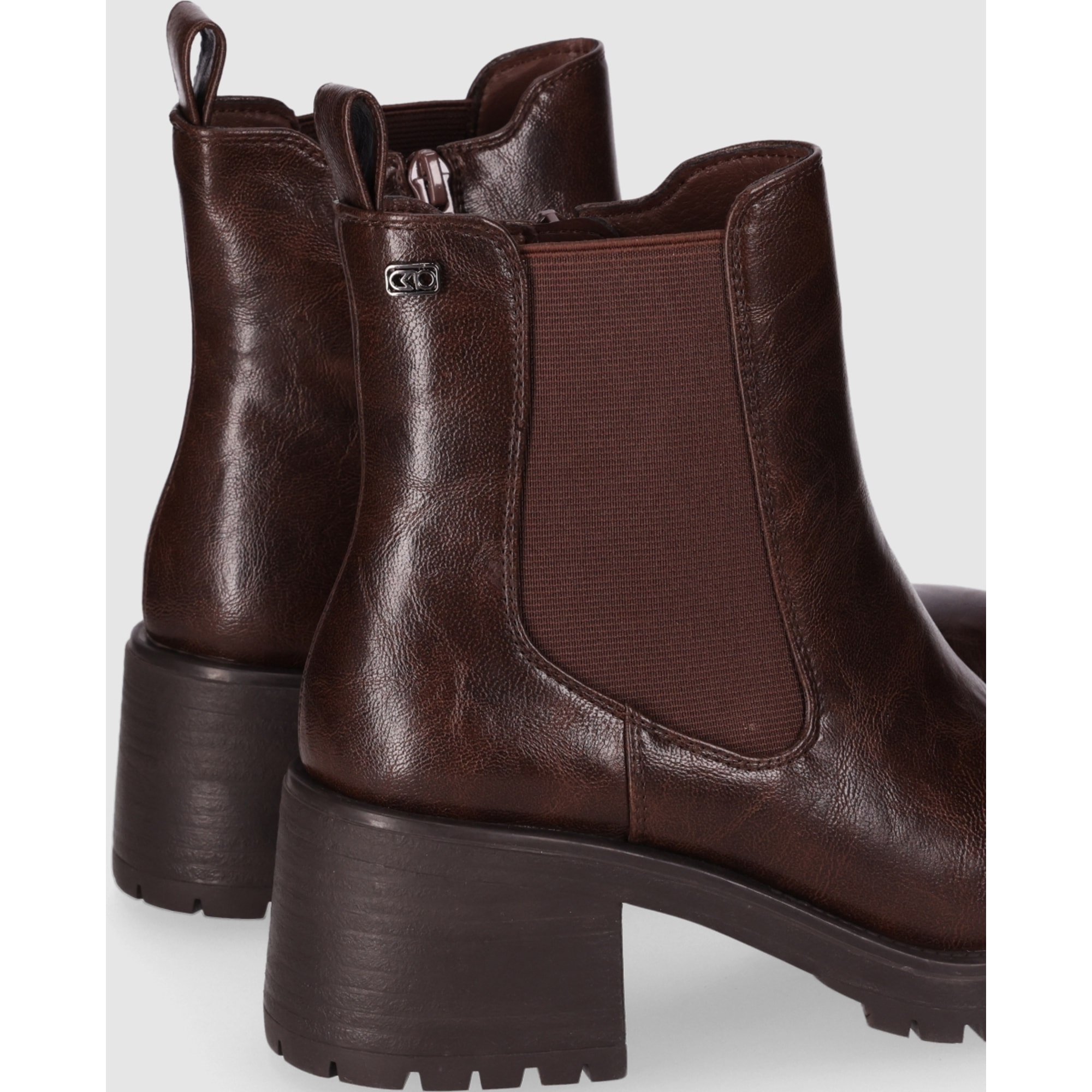 Botines - Marron - Tacón: 5 cm