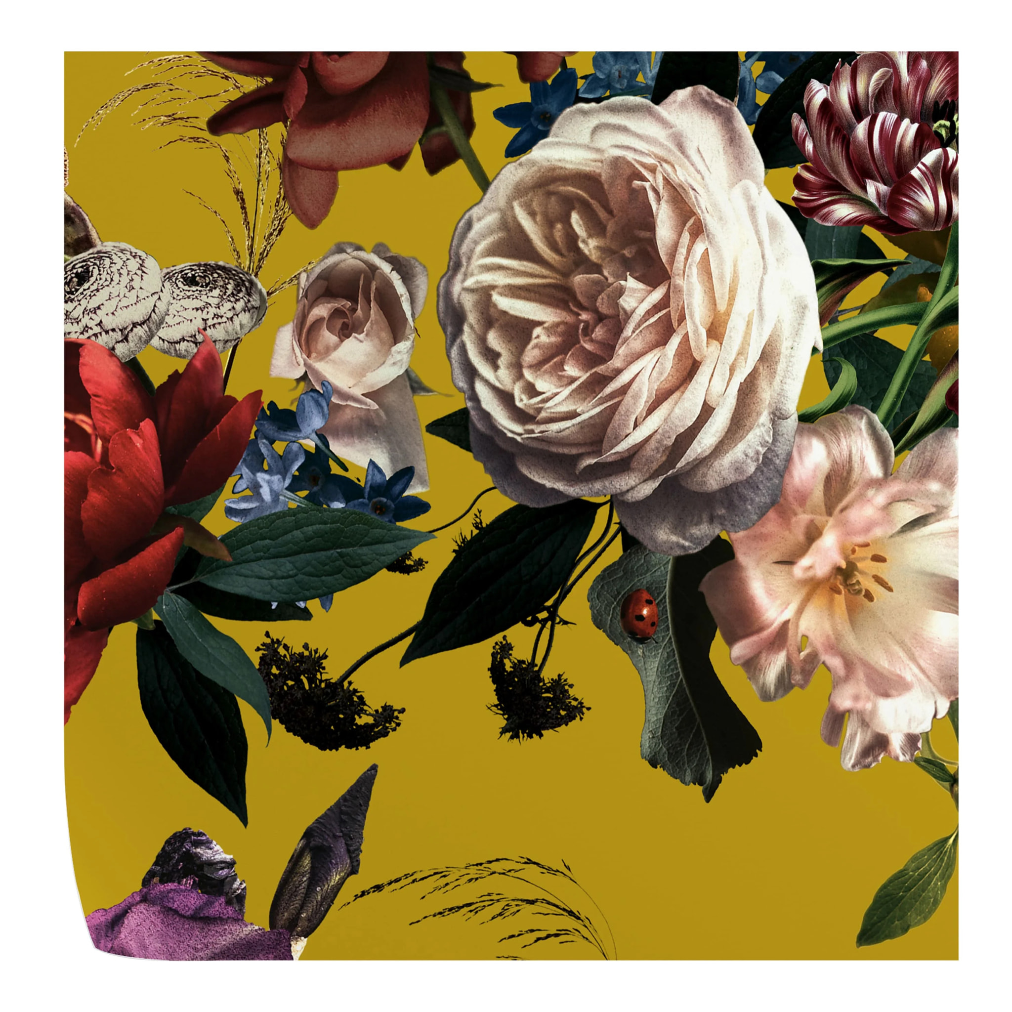 Carta da Parati Floreale Rinascimento